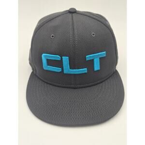 Authentic Collection CLT Charlotte MiLB Fitted Hat Gray Blue 7 1/2